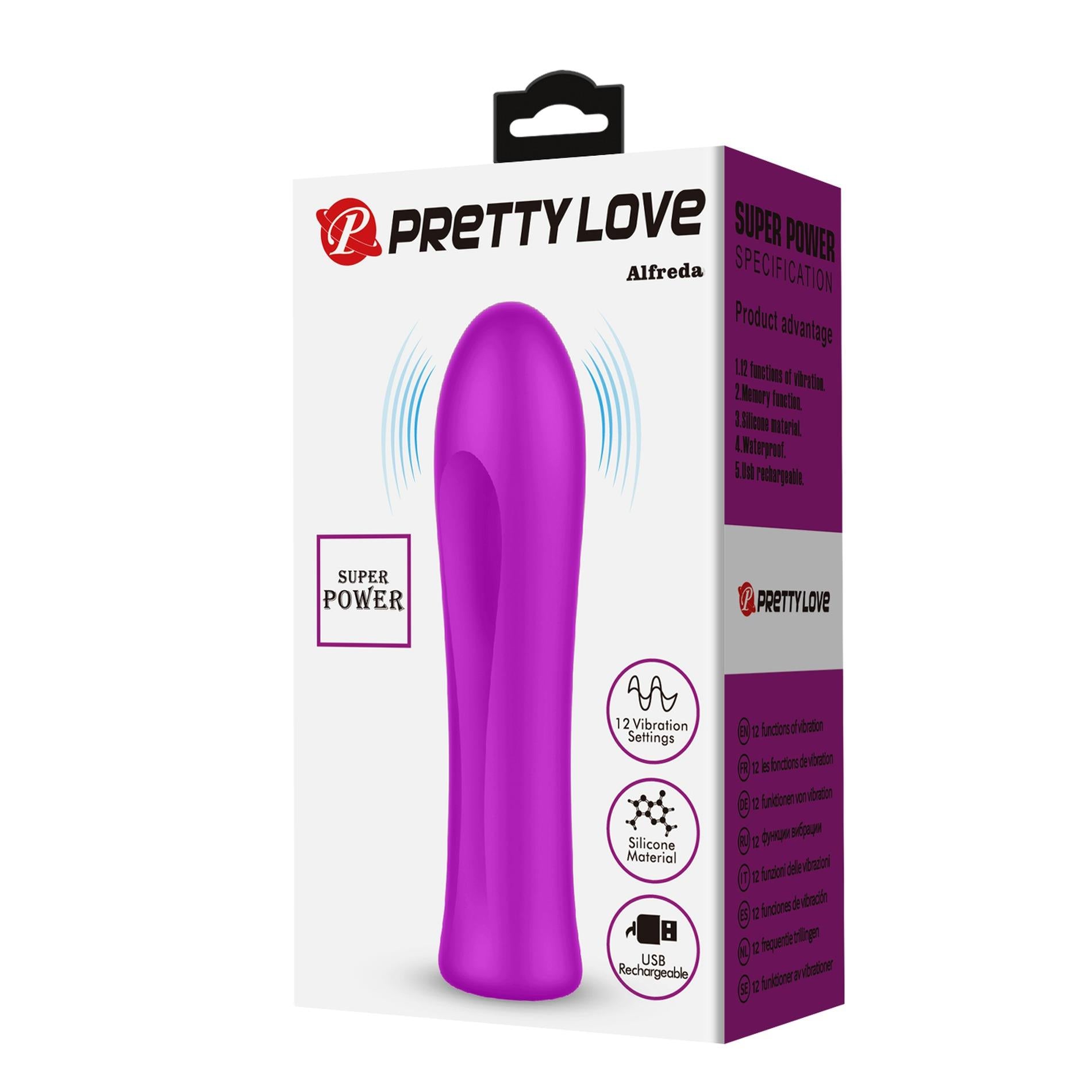 9-PRETTY LOVE - Alfreda Purple, Memory function 12 vibration functions-9