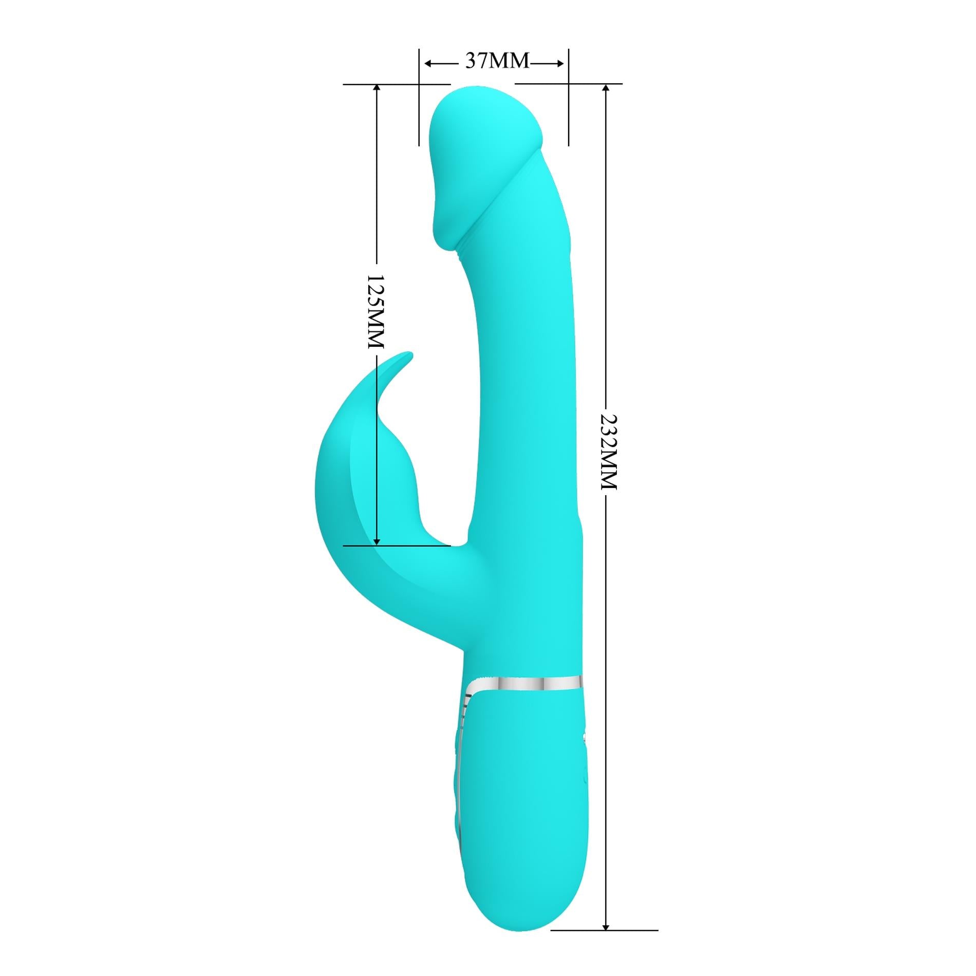 9-PRETTY LOVE - Kampas Green, 7 vibration functions 4 licking settings-9