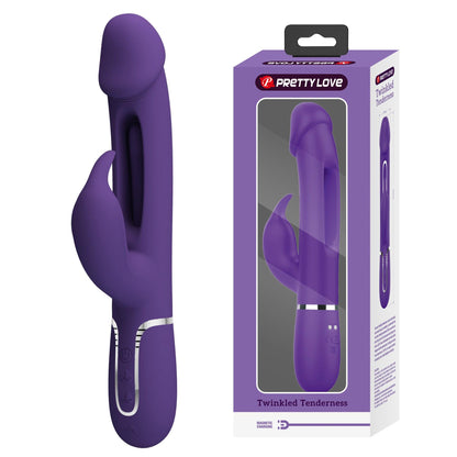 1-PRETTY LOVE - Kampas dark Purple, 7 vibration functions 4 licking settings-1