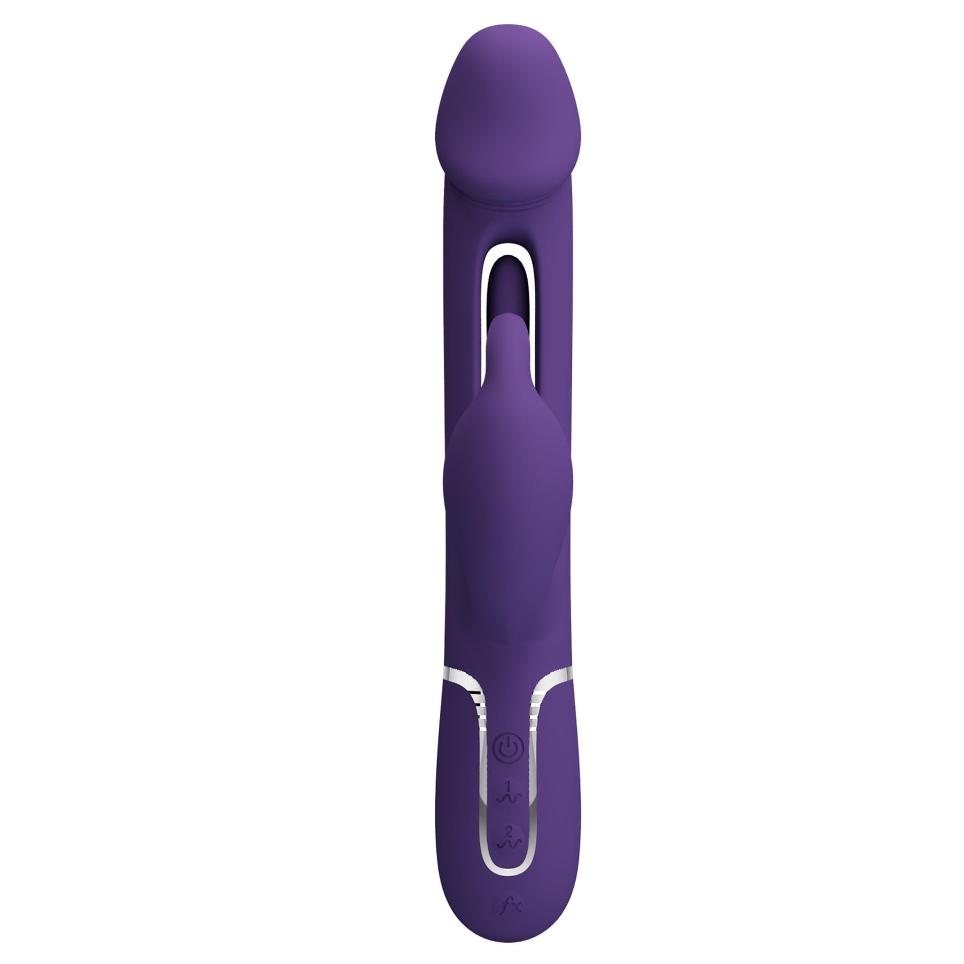 4-PRETTY LOVE - Kampas dark Purple, 7 vibration functions 4 licking settings-4