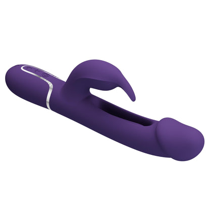 5-PRETTY LOVE - Kampas dark Purple, 7 vibration functions 4 licking settings-5
