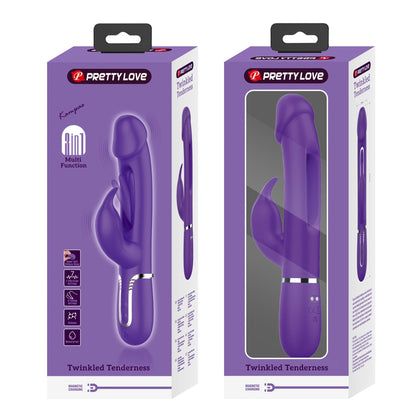 12-PRETTY LOVE - Kampas dark Purple, 7 vibration functions 4 licking settings-12