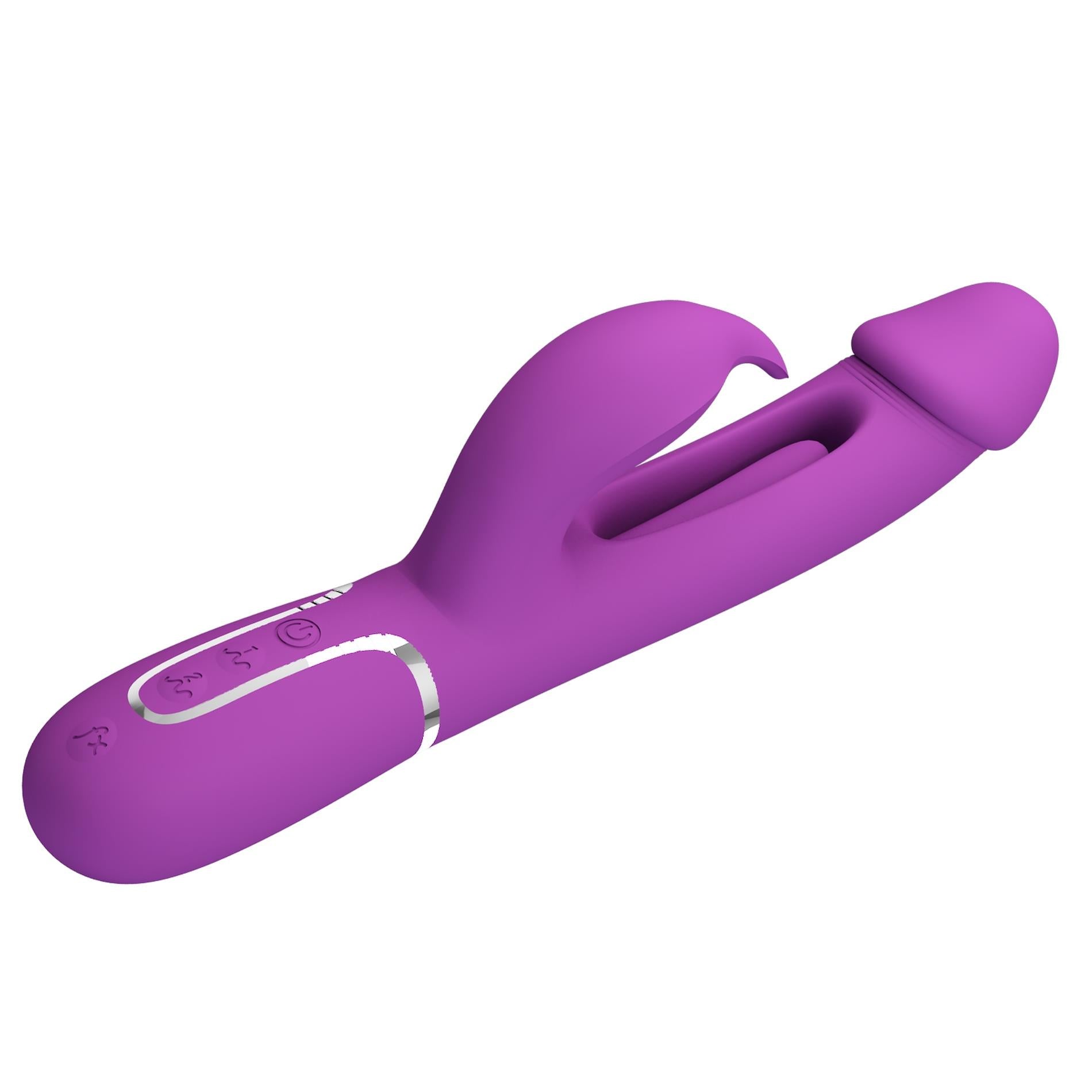 6-PRETTY LOVE - Kampas Purple, 7 vibration functions 4 licking settings-6
