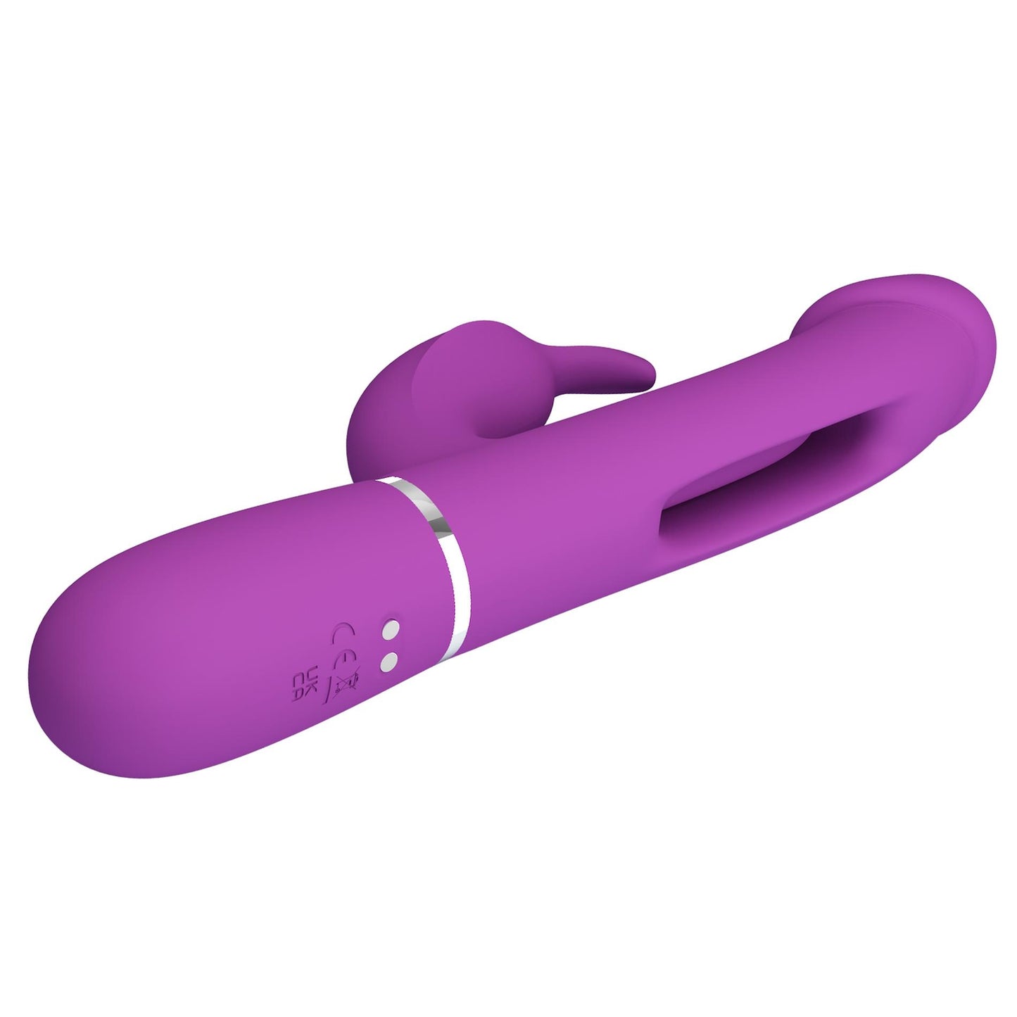 8-PRETTY LOVE - Kampas Purple, 7 vibration functions 4 licking settings-8