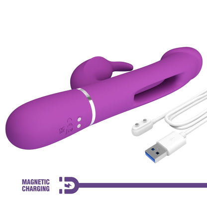 11-PRETTY LOVE - Kampas Purple, 7 vibration functions 4 licking settings-11