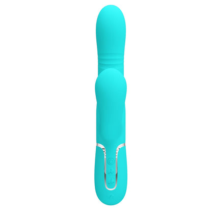 4-PRETTY LOVE - Mariana light blue, 7 vibration functions, 7 thrusting settings, 4 rolling functions, 4 nodding functions-4
