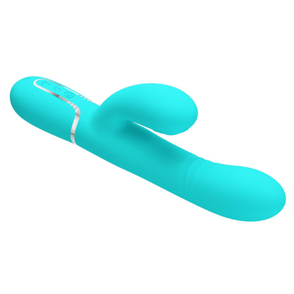 5-PRETTY LOVE - Mariana light blue, 7 vibration functions, 7 thrusting settings, 4 rolling functions, 4 nodding functions-5