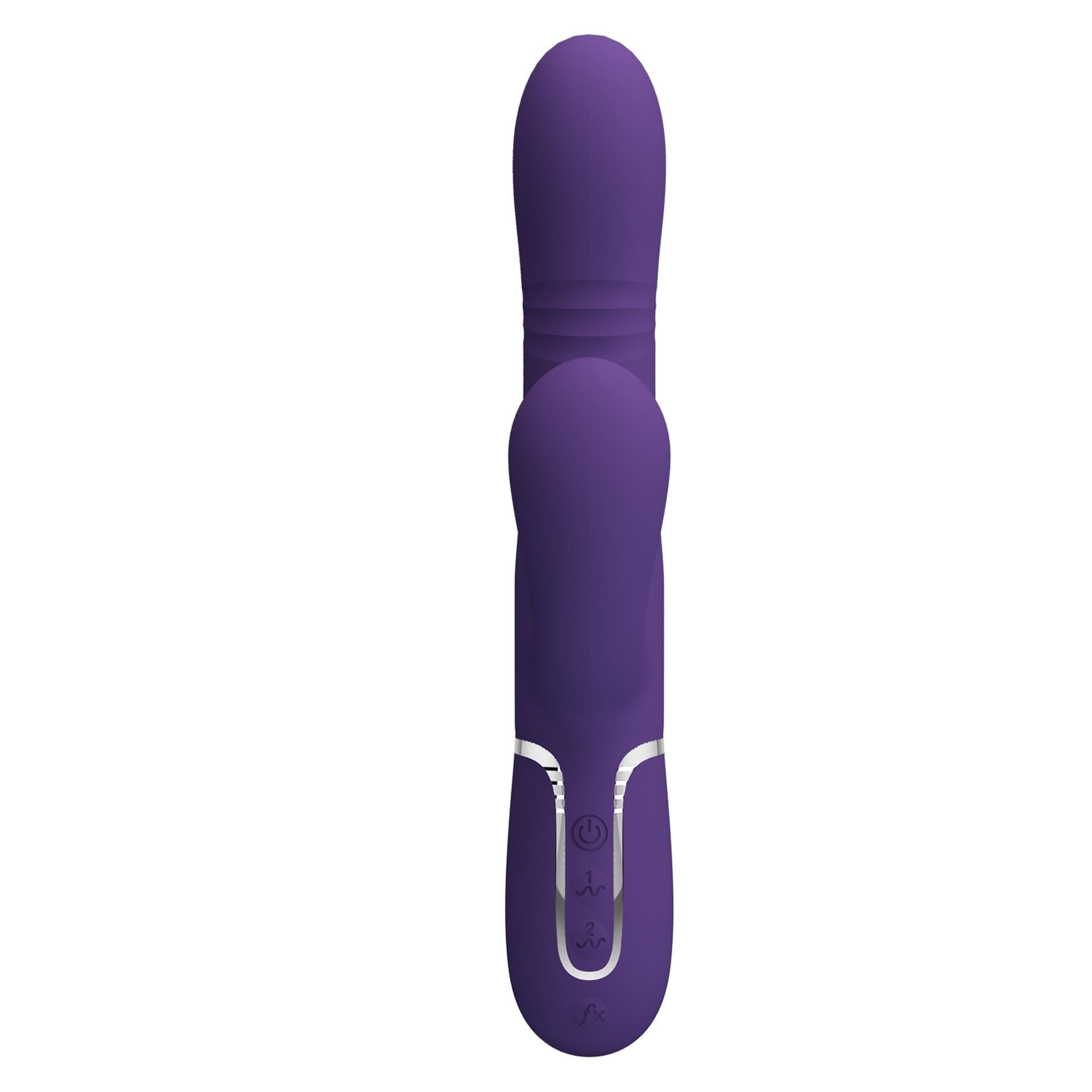 4-PRETTY LOVE - Mariana dark purple, 7 vibration functions, 7 thrusting settings, 4 rolling functions,4 nodding functions-4