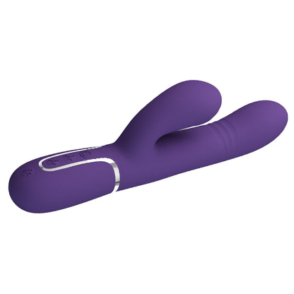 6-PRETTY LOVE - Mariana dark purple, 7 vibration functions, 7 thrusting settings, 4 rolling functions,4 nodding functions-6