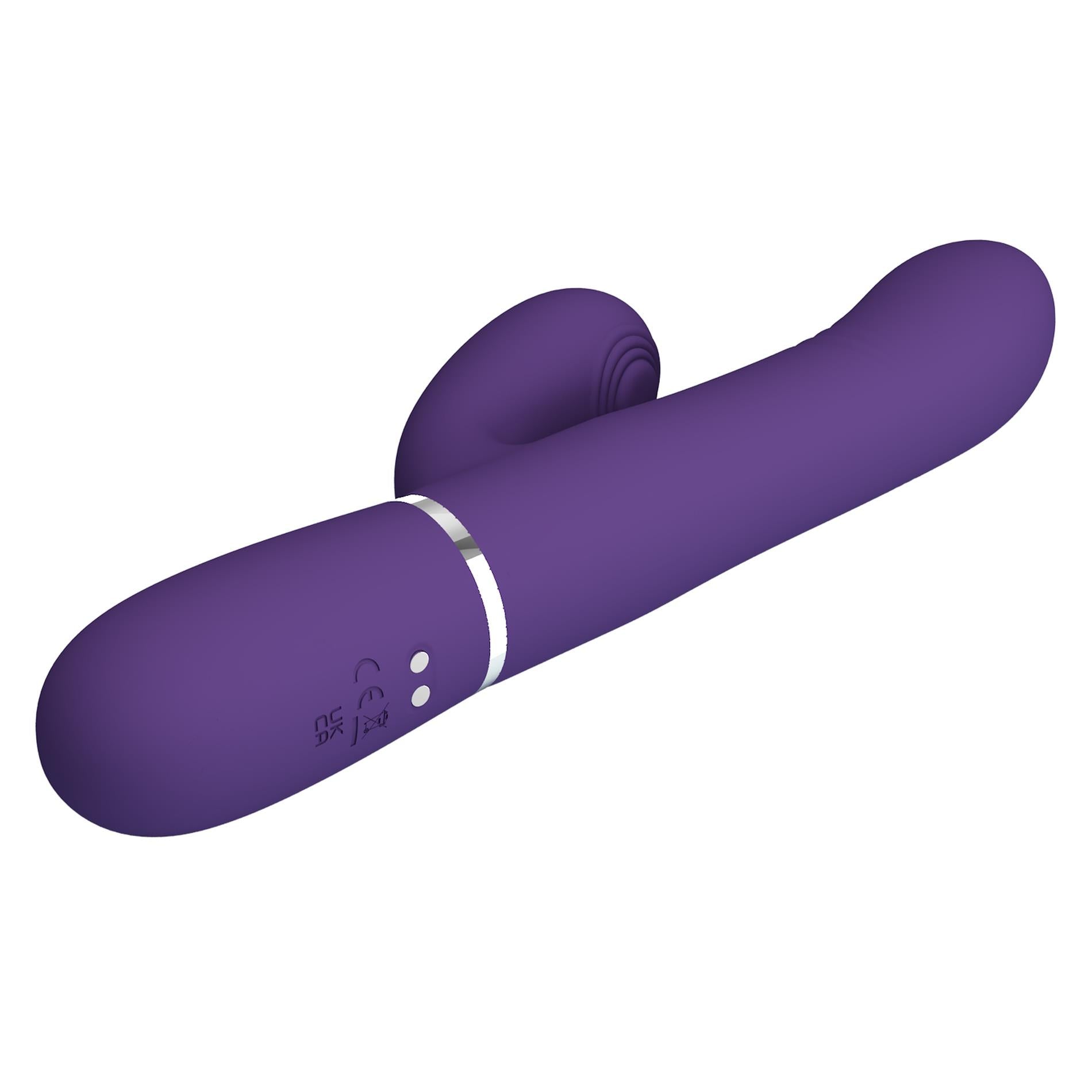 8-PRETTY LOVE - Mariana dark purple, 7 vibration functions, 7 thrusting settings, 4 rolling functions,4 nodding functions-8