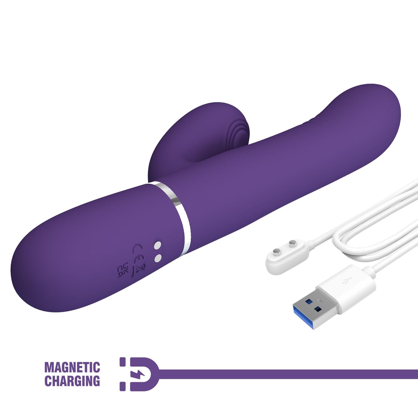 11-PRETTY LOVE - Mariana dark purple, 7 vibration functions, 7 thrusting settings, 4 rolling functions,4 nodding functions-11
