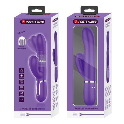 12-PRETTY LOVE - Mariana dark purple, 7 vibration functions, 7 thrusting settings, 4 rolling functions,4 nodding functions-12