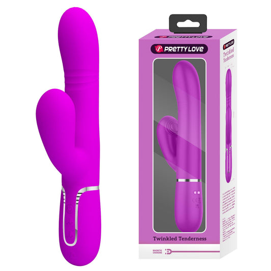 1-PRETTY LOVE - Mariana Purple, 7 vibration functions 7 thrusting settings, 4 rolling functions, 4 nodding functions-1