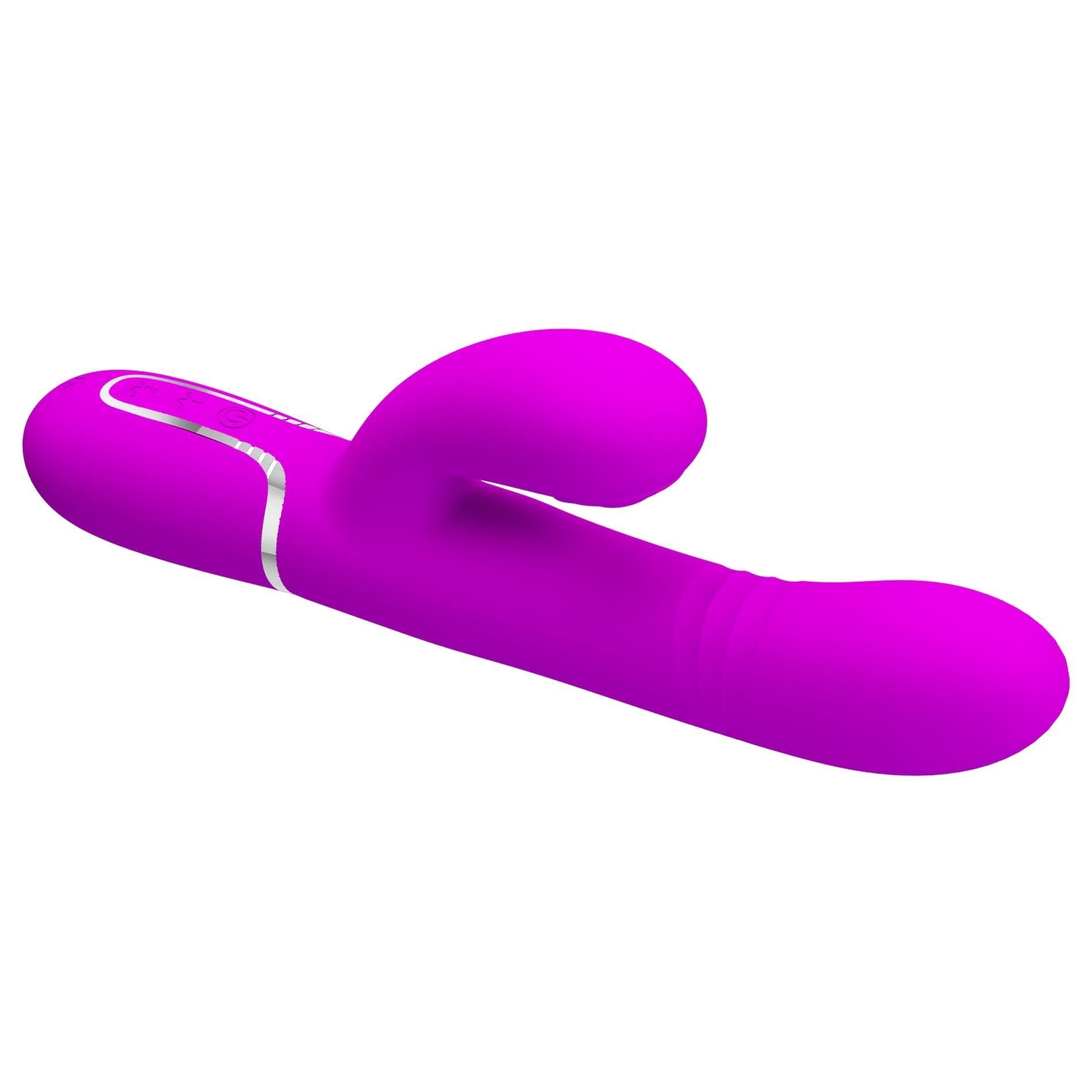 5-PRETTY LOVE - Mariana Purple, 7 vibration functions 7 thrusting settings, 4 rolling functions, 4 nodding functions-5