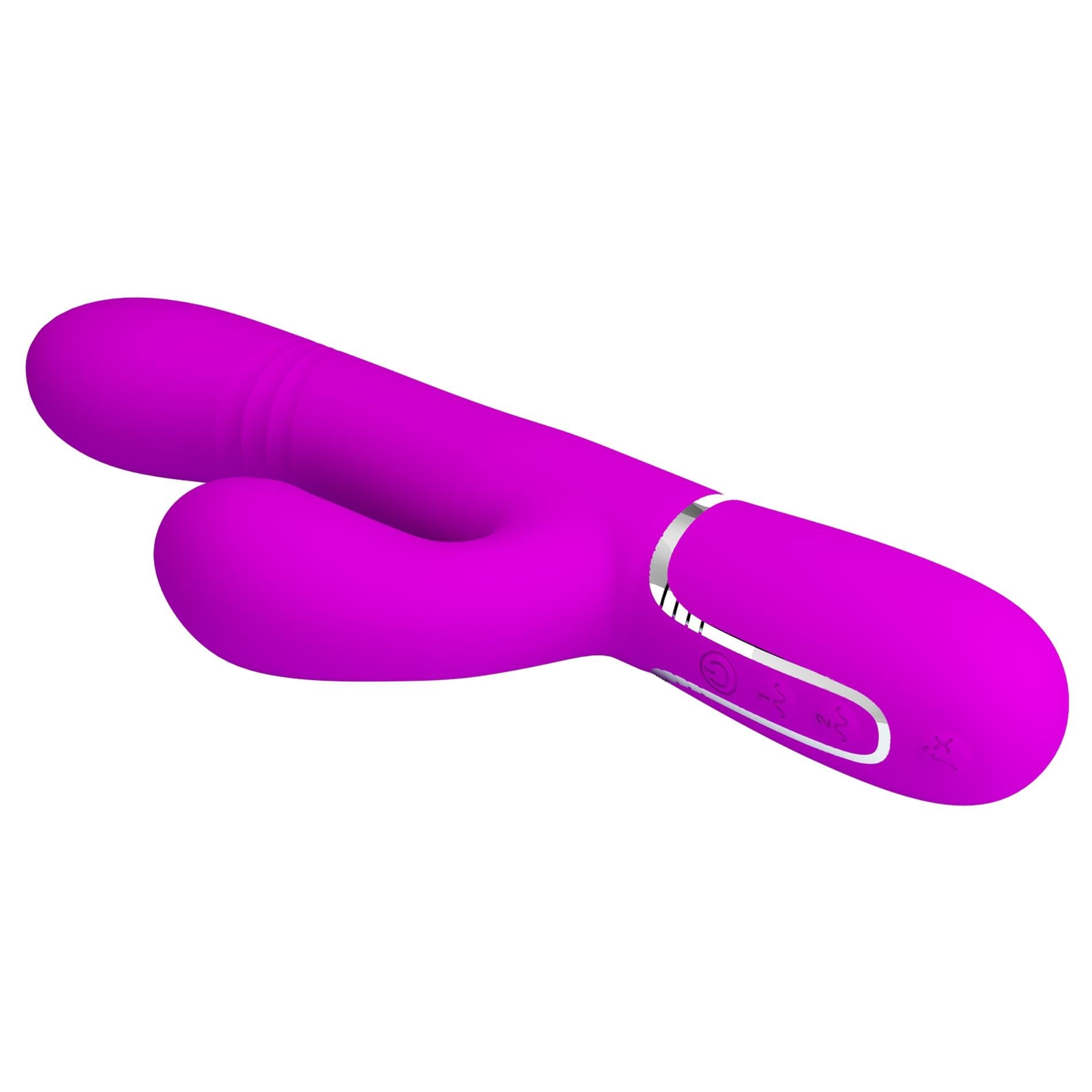 7-PRETTY LOVE - Mariana Purple, 7 vibration functions 7 thrusting settings, 4 rolling functions, 4 nodding functions-7