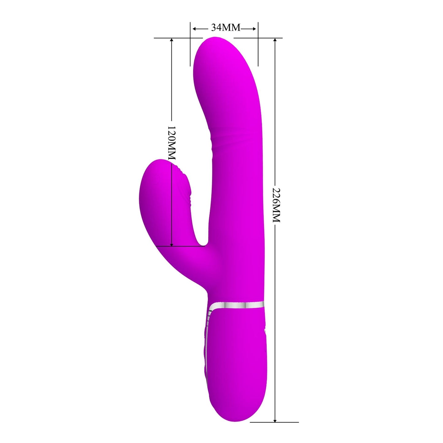 9-PRETTY LOVE - Mariana Purple, 7 vibration functions 7 thrusting settings, 4 rolling functions, 4 nodding functions-9