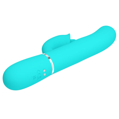8-PRETTY LOVE - Gigi light blue, 7 thumping functions 7 licking modes-8