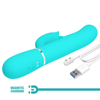 11-PRETTY LOVE - Gigi light blue, 7 thumping functions 7 licking modes-11