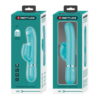 12-PRETTY LOVE - Gigi light blue, 7 thumping functions 7 licking modes-12