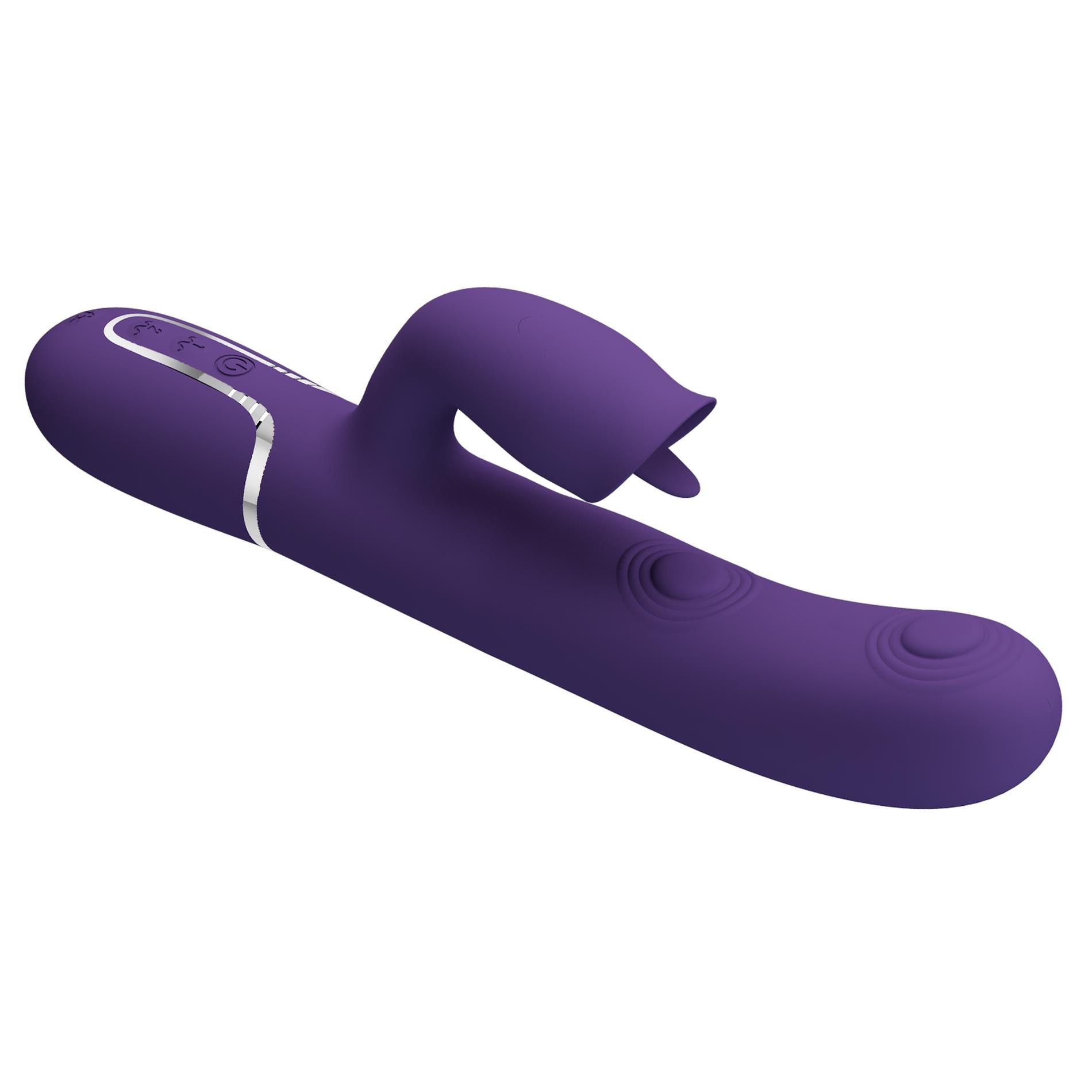 5-PRETTY LOVE - Gigi dark purple, 7 thumping functions 7 licking modes-5