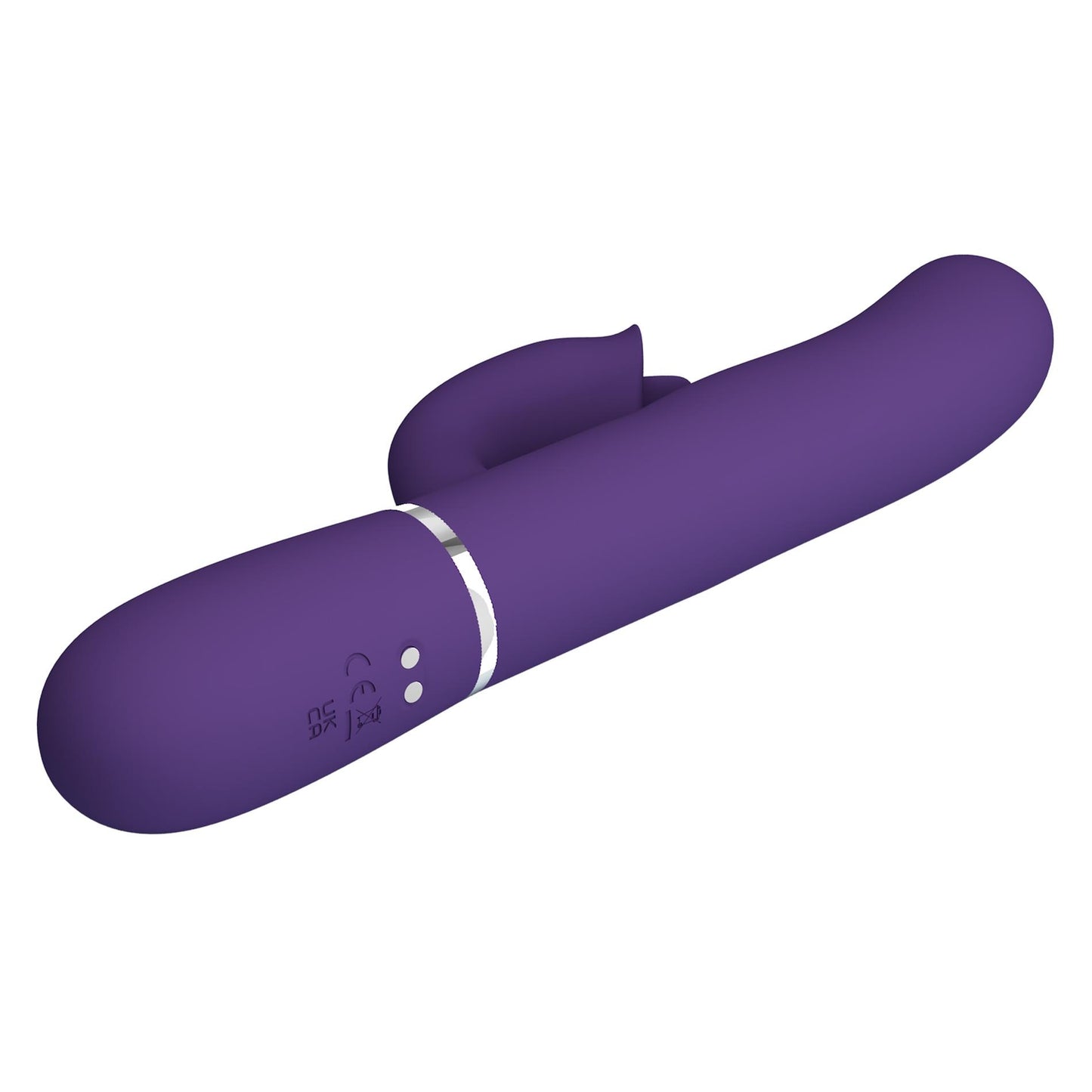 8-PRETTY LOVE - Gigi dark purple, 7 thumping functions 7 licking modes-8