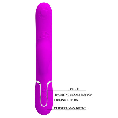 10-PRETTY LOVE - Gigi Purple, 7 thumping functions 7 licking modes-10
