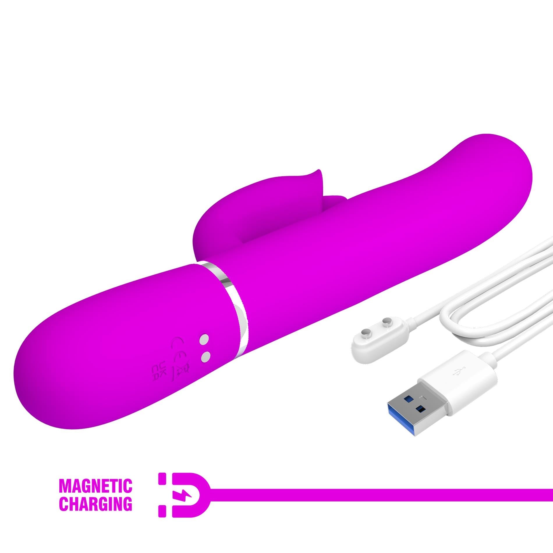 11-PRETTY LOVE - Gigi Purple, 7 thumping functions 7 licking modes-11