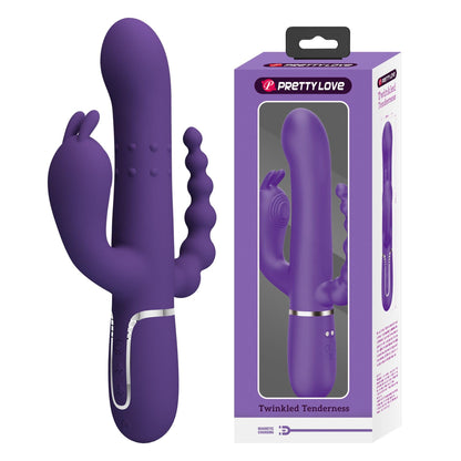 1-PRETTY LOVE - Cammy Dark Purple, Twinkled Tenderness, 7 thumping functions 7 vibration functions 4 rolling functions-1