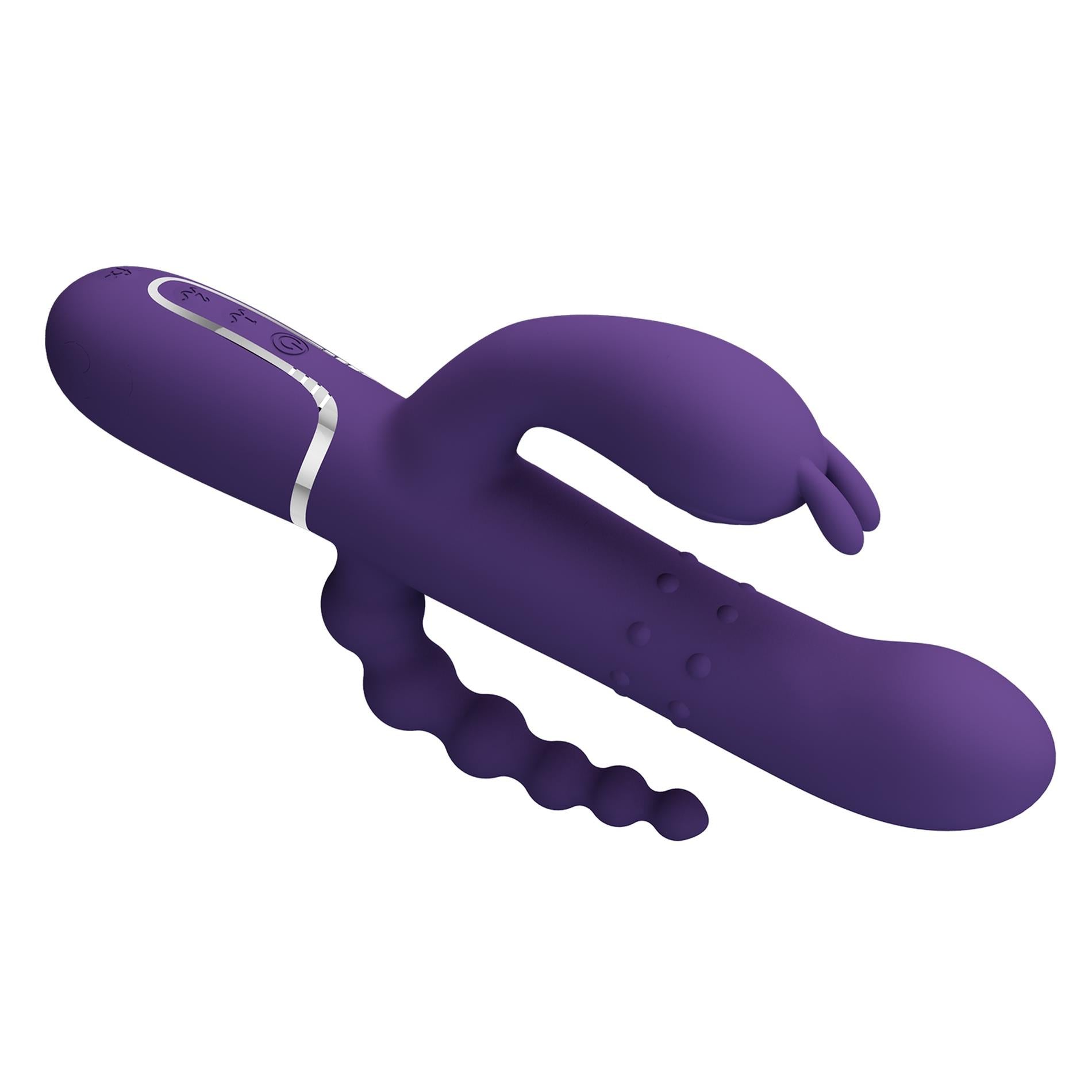 6-PRETTY LOVE - Cammy Dark Purple, Twinkled Tenderness, 7 thumping functions 7 vibration functions 4 rolling functions-6