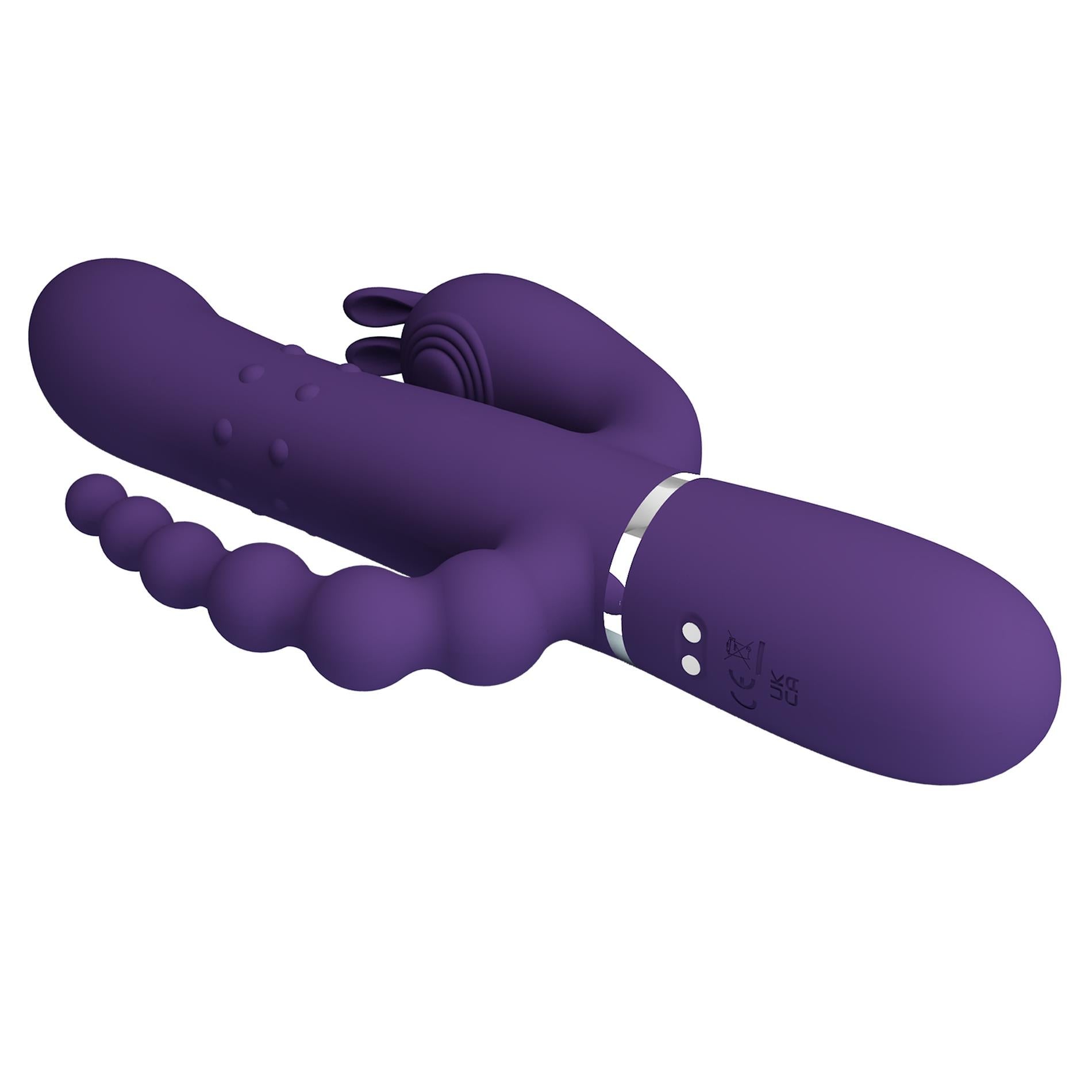 7-PRETTY LOVE - Cammy Dark Purple, Twinkled Tenderness, 7 thumping functions 7 vibration functions 4 rolling functions-7