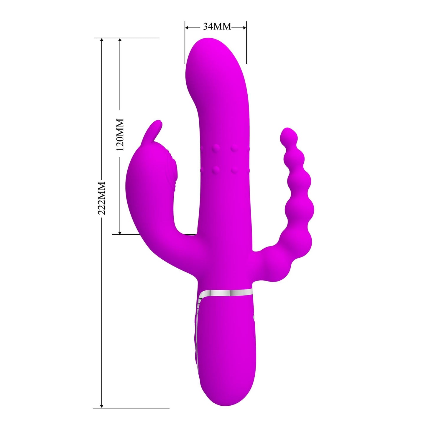 9-PRETTY LOVE - Cammy Purple, Twinkled Tenderness, 7 thumping functions 7 vibration functions 4 rolling functions-9