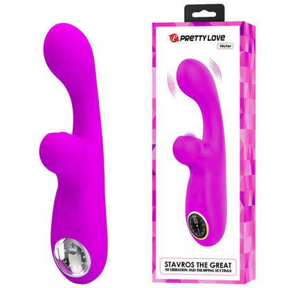 1-PRETTY LOVE - Skylar Purple, 10 vibration functions 9 speed levels 10 thumping functions-1