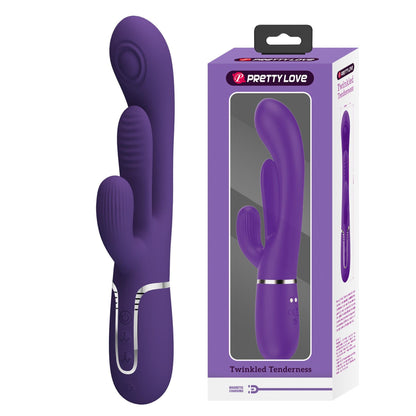 11-Wibrator króliczek PRETTY LOVE - Shonia Dark Purple, Twinkled Tenderness, 7 thumping functions 7 vibration functions-11