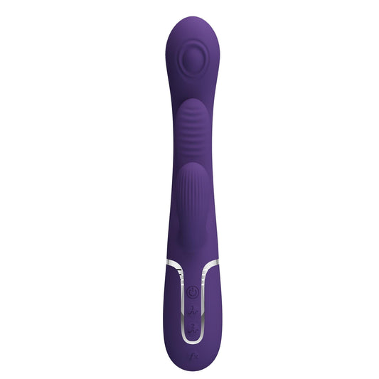 2-Wibrator króliczek PRETTY LOVE - Shonia Dark Purple, Twinkled Tenderness, 7 thumping functions 7 vibration functions-2
