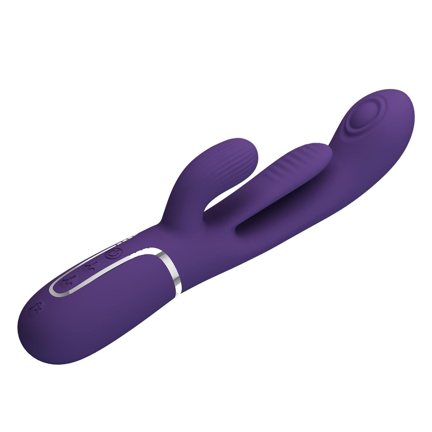 3-Wibrator króliczek PRETTY LOVE - Shonia Dark Purple, Twinkled Tenderness, 7 thumping functions 7 vibration functions-3