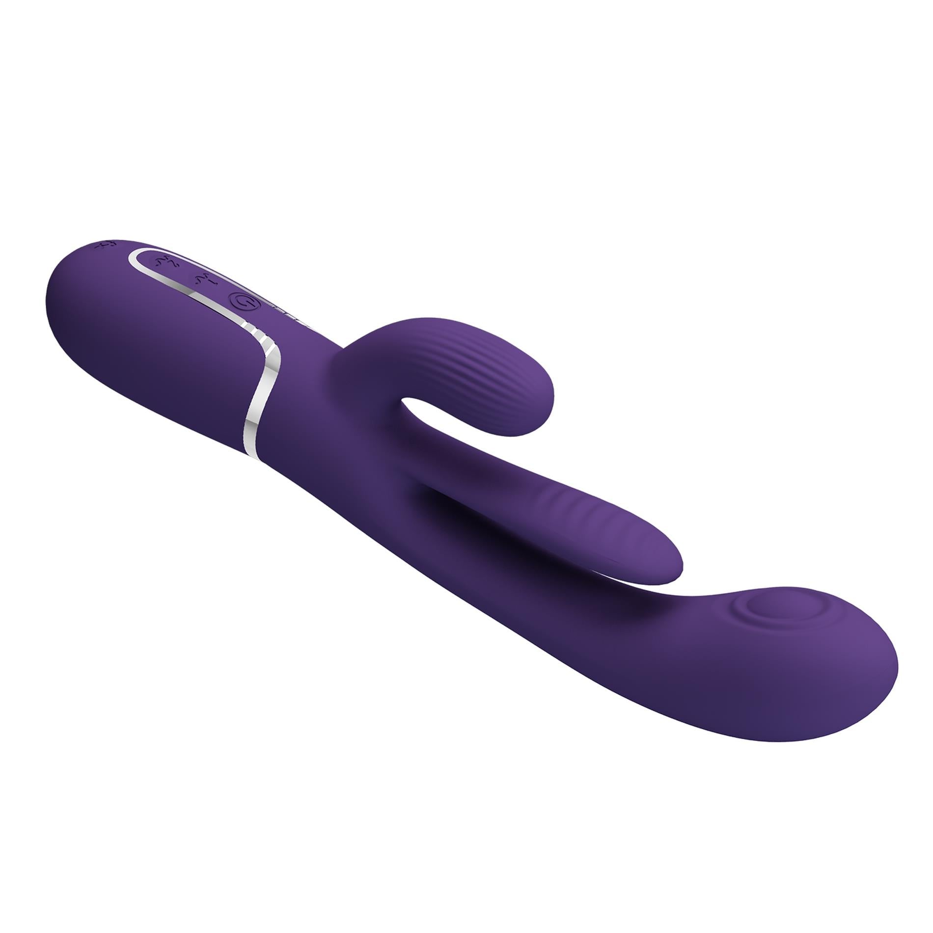 4-Wibrator króliczek PRETTY LOVE - Shonia Dark Purple, Twinkled Tenderness, 7 thumping functions 7 vibration functions-4