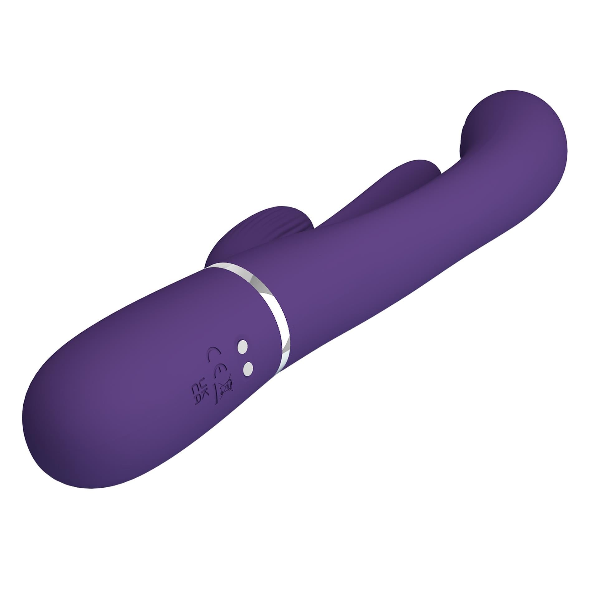 6-Wibrator króliczek PRETTY LOVE - Shonia Dark Purple, Twinkled Tenderness, 7 thumping functions 7 vibration functions-6