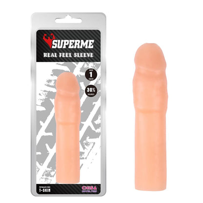 1-Realistyczna nakładka przedłużka na penisa 16cm-1