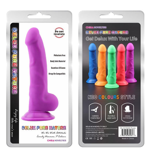 2-Dildo realistyczne penis naturalne przyssawka 21cm-2