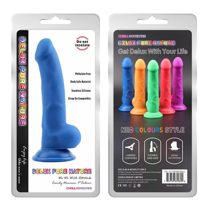 2-Dildo realistyczne penis naturalne przyssawka 21cm-2