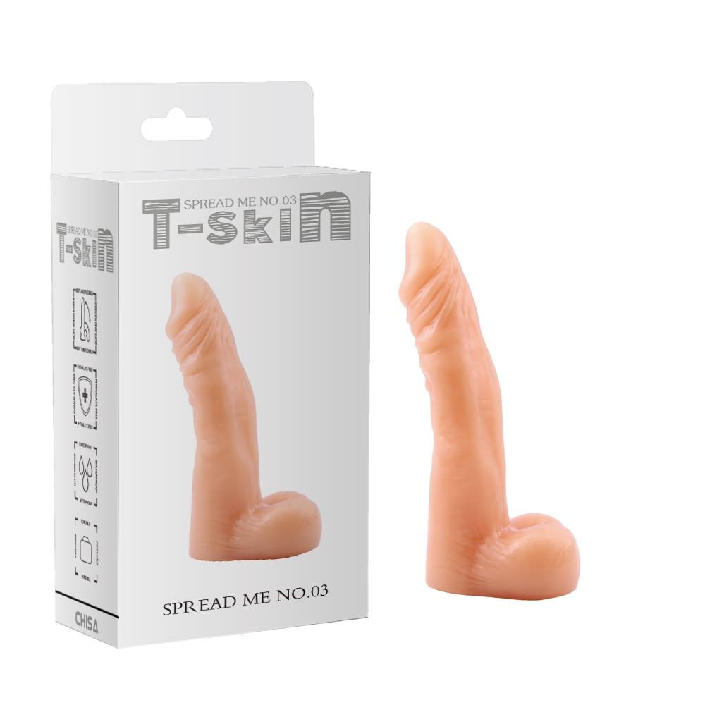 1-Naturalne realistyczne dildo penis członek 17cm-1