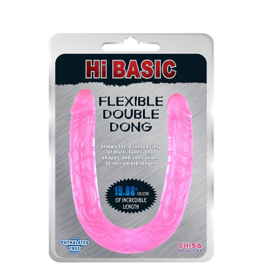 1-Podwójne realistyczne dildo waginalne analne 51cm-1