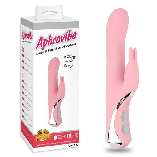 1-Rotacyjny wibrator króliczek masażer 24cm 10 tryb-1