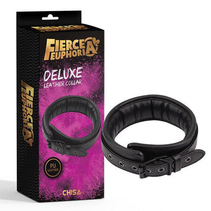 1-Obroża regulowana czarna unisex bdsm bondage sex-1