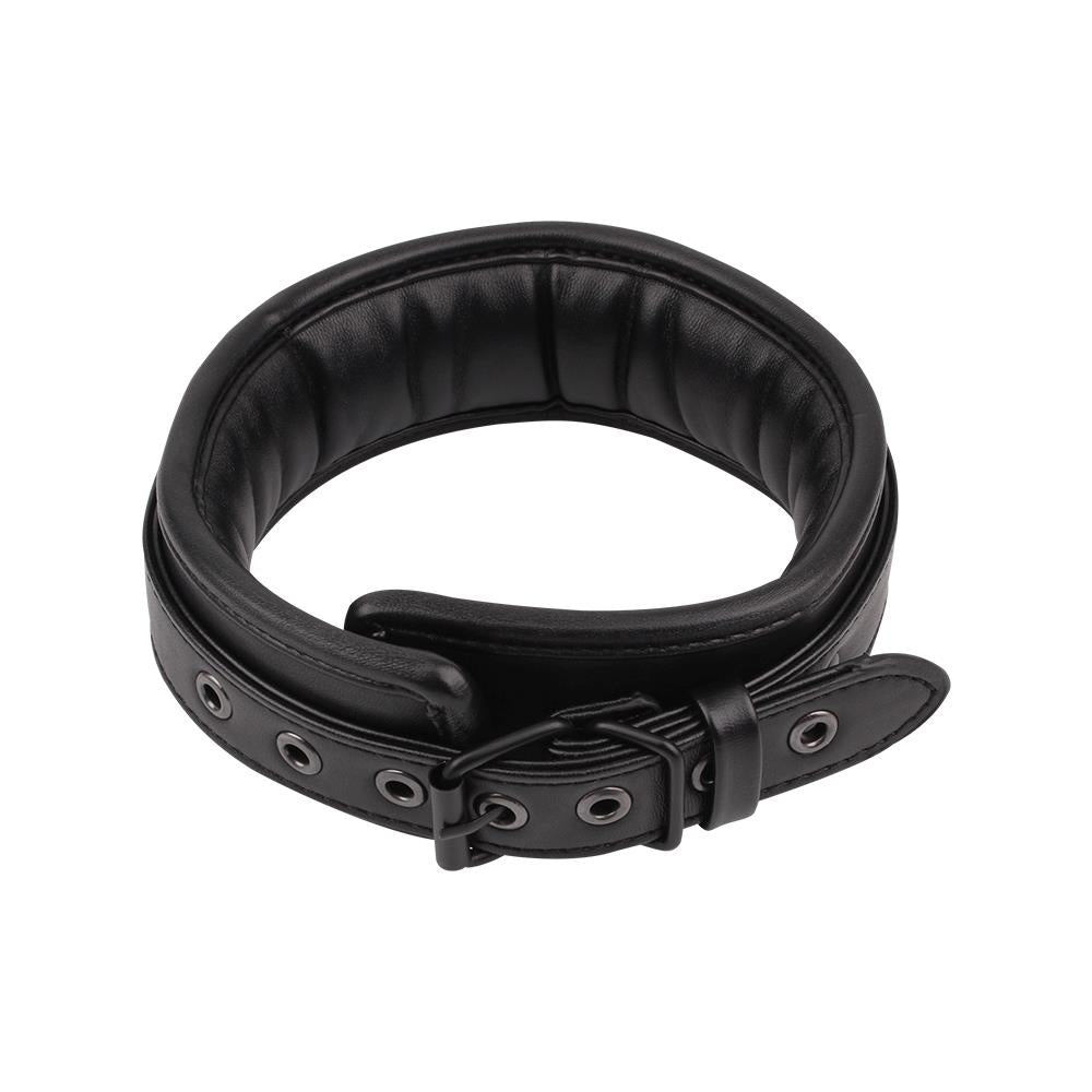 2-Obroża regulowana czarna unisex bdsm bondage sex-2