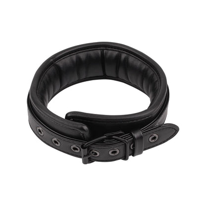 2-Obroża regulowana czarna unisex bdsm bondage sex-2