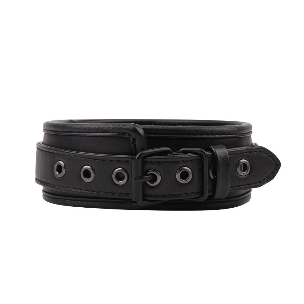 3-Obroża regulowana czarna unisex bdsm bondage sex-3