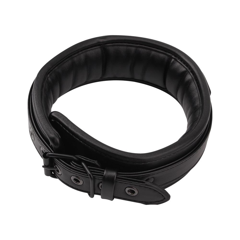 4-Obroża regulowana czarna unisex bdsm bondage sex-4