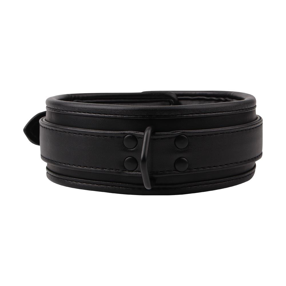 6-Obroża regulowana czarna unisex bdsm bondage sex-6