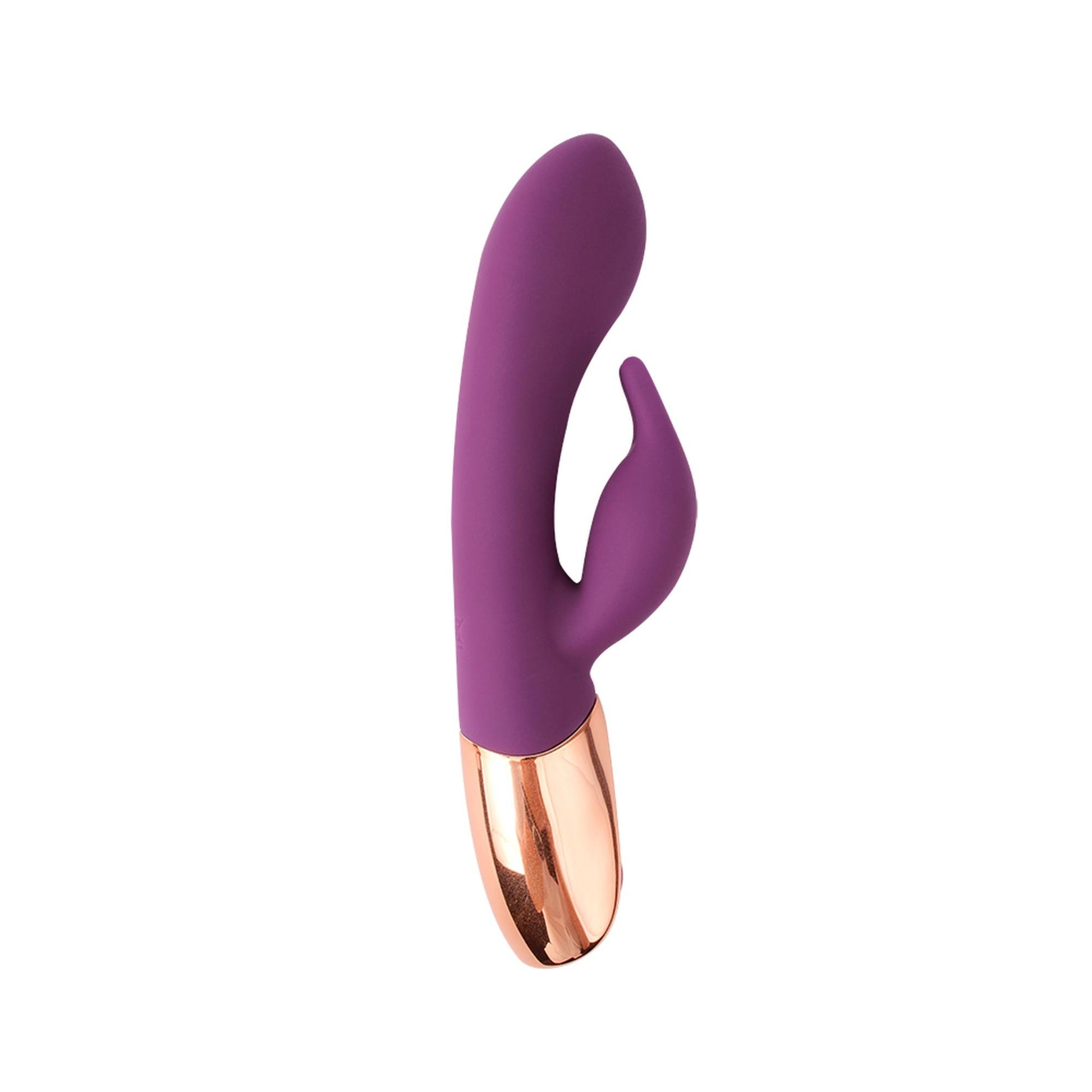 2-Wibrator fioletowy do podwójnej stymulacji 20,5 cm-2